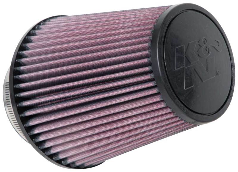 K&N Engineering Universal Clamp-On Air Filter 4 inch Flange, Fits Chevrolet and GMC V1500 Suburban and R2500 Models