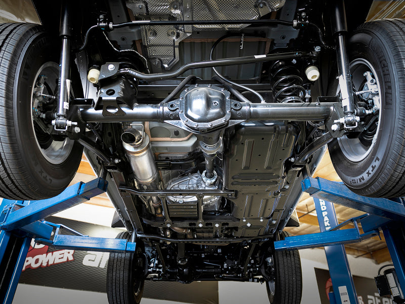 aFe Rock Basher 2.5-inch 409 Stainless Steel Cat-Back Exhaust System for Jeep Wrangler JL 18-21 V6 3.6L