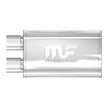 MagnaFlow 14210 Stainless Steel 5x8 Inch Oval Straight-Through Performance Muffler