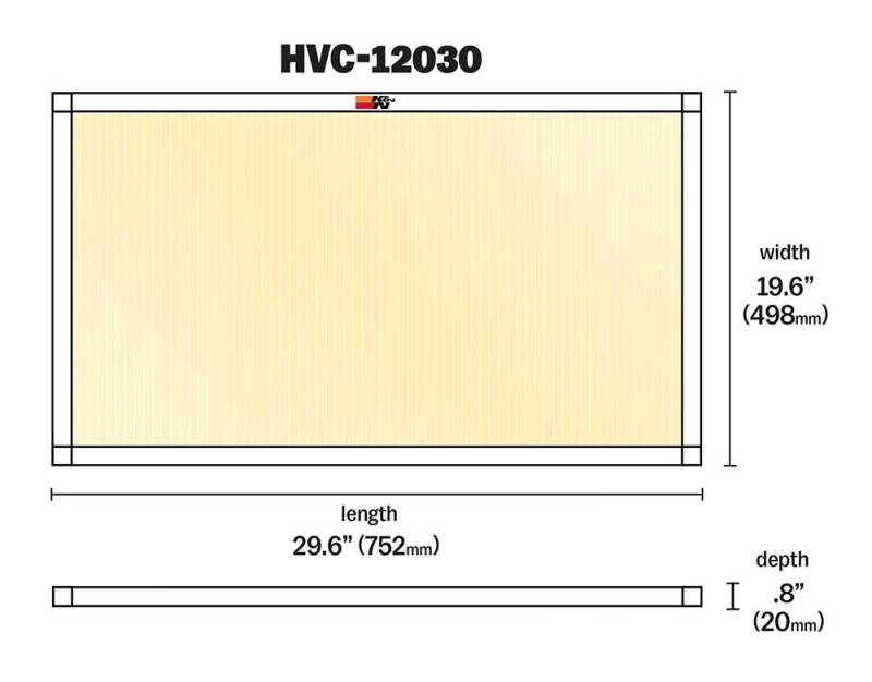 K&N HVAC Filter 20 x 30 x 1 – Washable and Reusable High-MERV 11 Pleated Synthetic Air Filter