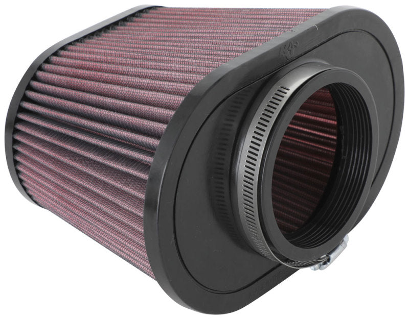 K&N Universal Clamp-On Air Filter 3.5 inch Flange ID x 8.5 x 5.25 inch B OD x 6.25 x 4 inch T OD x 5.5 inch Height