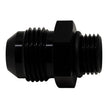 DeatschWerks 6AN ORB Male to 8AN Male Flare Adapter with O-Ring - Anodized Matte Black