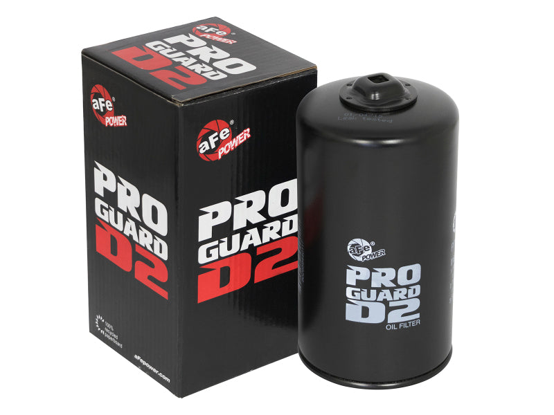 aFe ProGuard D2 Oil Filter Part Number 44-LF004-MB for Ford Diesel Trucks 94-03 V8-7.3L