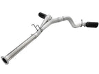aFe Atlas 4-Inch DPF-Back Aluminized Steel Exhaust System with Black Tips for 2011-2014 Ford Super Duty Trucks (V8-6.7L)