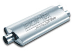 Borla PRO-XS Universal Muffler with 3-inch Center Inlet and 2.5-inch Dual Outlets, 19-inch Length