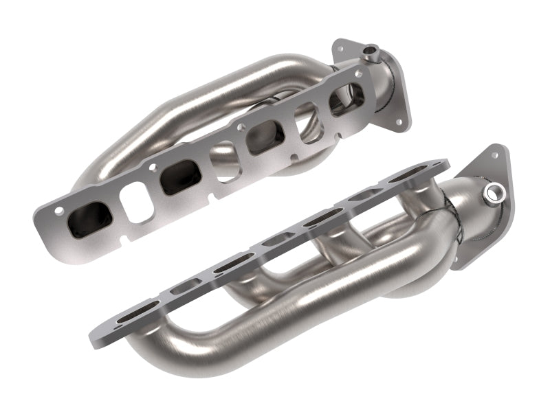 aFe Power Twisted Steel 304 Stainless Steel Shorty Header for 2021-2024 Ram 1500 TRX V8-6.2L