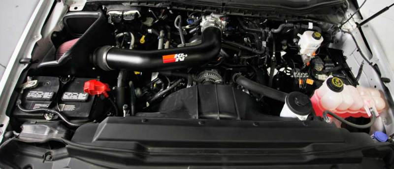 K&N Engineering 77-2588KTK Cold Air Intake System for 2017 Ford F-250 and F-350 with V8-6.2L Engine