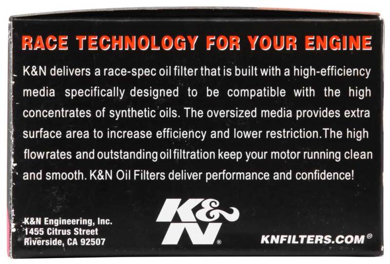 K&N Engineering Part KN-144 Yamaha Powersports Cartridge Oil Filter