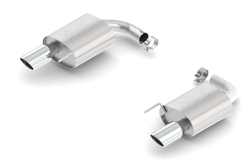Borla Atak S Rear Exhaust System for 2015-2017 Ford Mustang GT 5.0L V8 with 4-inch Chrome Tips
