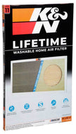 K&N HVAC Filter 20 x 30 x 1 – Washable and Reusable High-MERV 11 Pleated Synthetic Air Filter