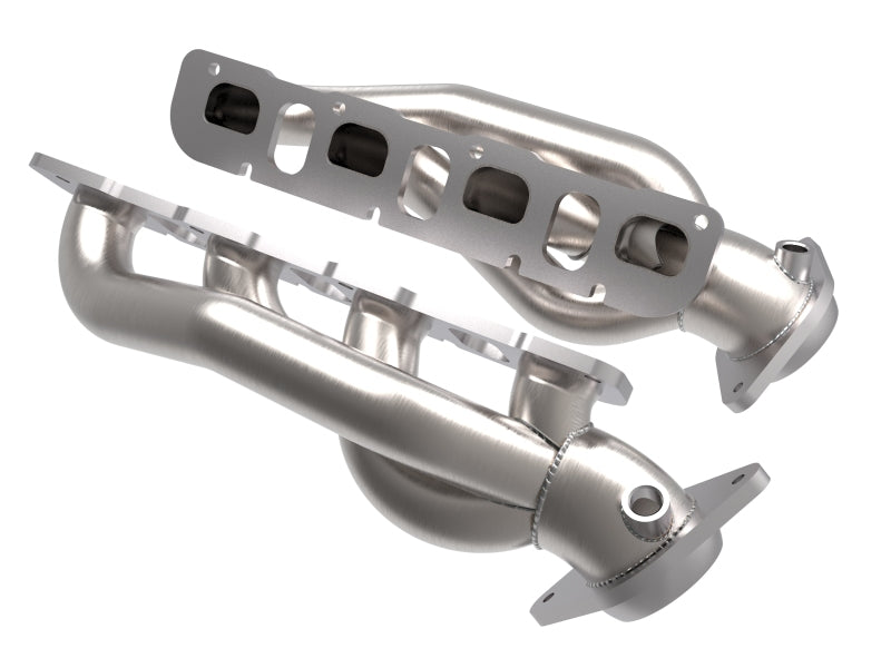 aFe Power Twisted Steel 304 Stainless Steel Shorty Header for 2021-2024 Ram 1500 TRX V8-6.2L