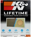 K&N HVAC Filter - 20 x 25 x 1, Reusable Washable Synthetic Pleated Filter for Superior Air Quality