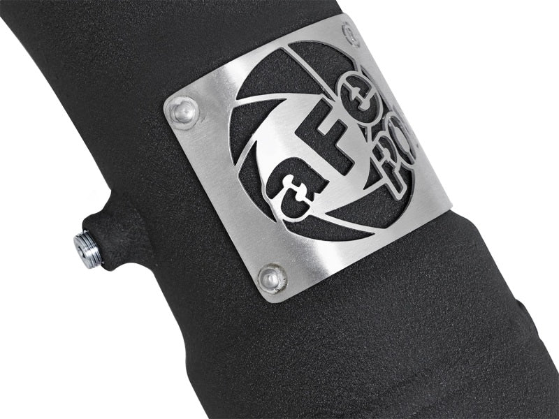 aFe Power BladeRunner 3.5-inch to 3-inch Aluminum Cold Side Intercooler Tube for 2017-2018 Ford F-150 Raptor (Part #46-20299-B)