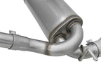 aFe Rebel Series 2.5-inch 409 Stainless Steel Cat-Back Exhaust with Polished Tips for Jeep Wrangler (2007-2018) V6 3.6L/3.8L