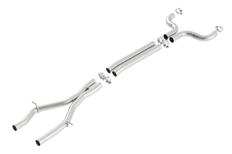 Borla 60607 X-Pipe with Mid-Pipes for 2016-2024 Chevrolet Camaro SS and LT1 V8 Models