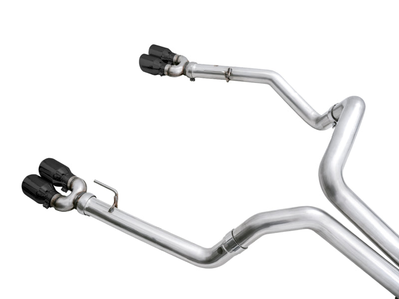 AWE Tuning 4th Gen GM 1500 6.2L 0FG Cat-Back Split Rear Exit Exhaust with Quad Diamond Black Tips