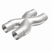 MagnaFlow Performance Exhaust X-Pipe 10790 - 2.25 Inch Stainless Steel for Custom Exhaust Systems