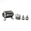 DeatschWerks Stainless Steel 6AN Inline Fuel Filter Housing Kit (70mm) - 10 Micron, Universal