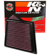 K&N Engineering 33-2955 High-Flow Drop-In Air Filter for 2011-2015 Ford Fiesta 1.25L L4