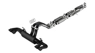 Borla S-Type Cat-Back Exhaust System for 2021-2025 Jeep Wrangler Rubicon 392 and Moab 392 6.4L V8 with Dual-Mode Valves and Black Coated Finish