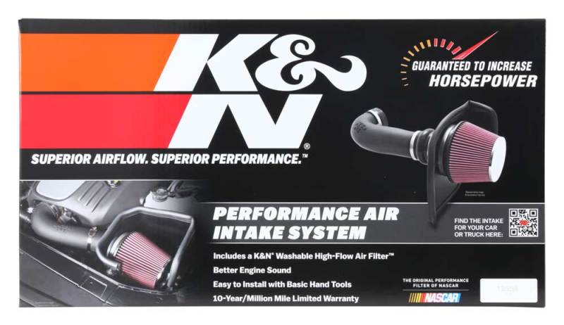 K&N Engineering 77-1577KS Cold Air Intake System for Jeep Cherokee 2.4L - Performance Upgrade