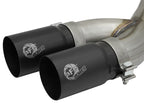 aFe Power Rebel Series 3.5-inch Stainless Steel Cat-Back Exhaust System with Black Tips for 2019-2022 Ram V8-6.4L HEMI