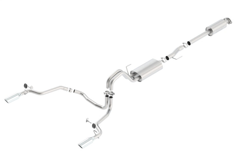 Borla Touring Cat-Back Exhaust System for 2015-2020 Ford F-150 with 2.7L/3.5L V6 and 5.0L V8 Engines