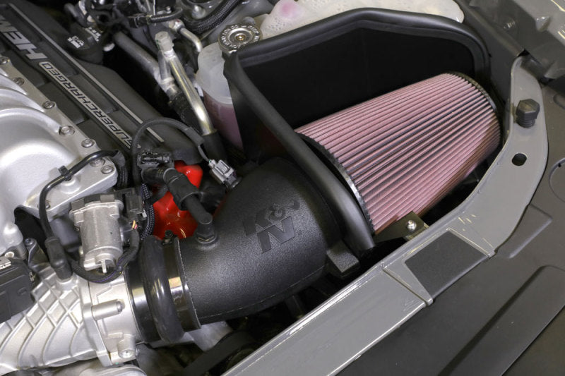 K&N Engineering Part 63-1577 High-Flow Cold Air Intake System for Dodge Challenger and Charger V8-6.2L
