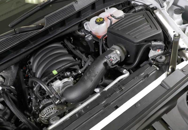 K&N Engineering 63-3109 Performance Cold Air Intake System for 2019 Chevrolet Silverado 1500 and GMC Sierra 1500 with V8-5.3/6.2L Engines