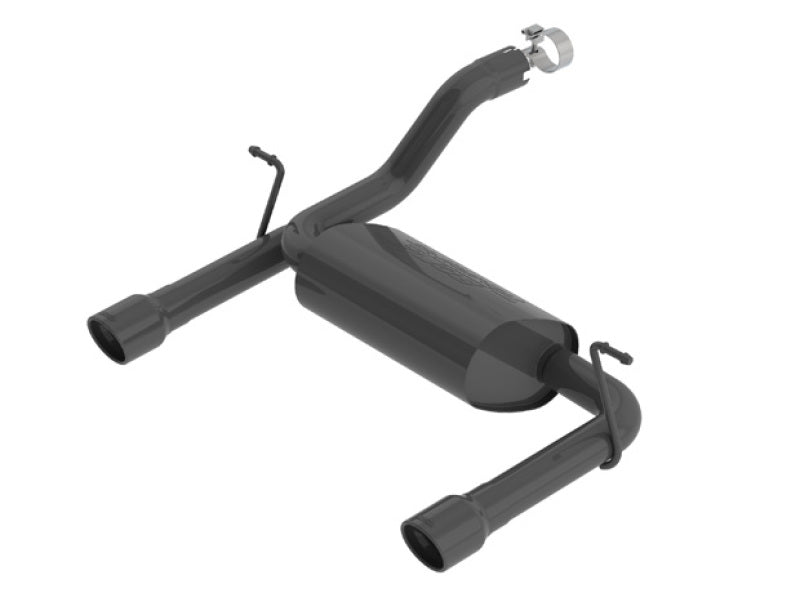 Borla 2018-2026 Jeep Wrangler JL/JLU Touring Axle-Back Exhaust System with Satin Black Finish and 3.5-inch Tips