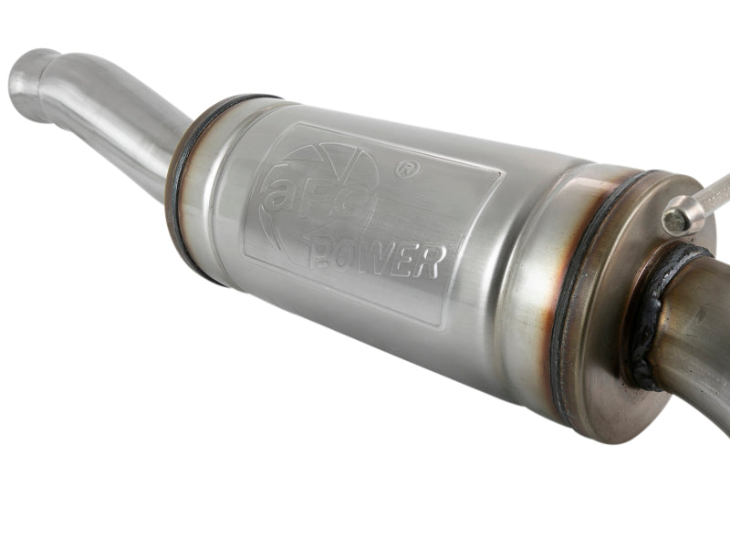 aFe Rock Basher 2.5-inch 409 Stainless Steel Cat-Back Exhaust System for Jeep Wrangler JL 18-21 V6 3.6L