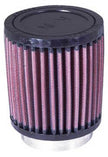 K&N Engineering Universal Rubber Air Filter with 2 1/4 Inch Flange – 3 1/2 Inch OD, 4 Inch Height