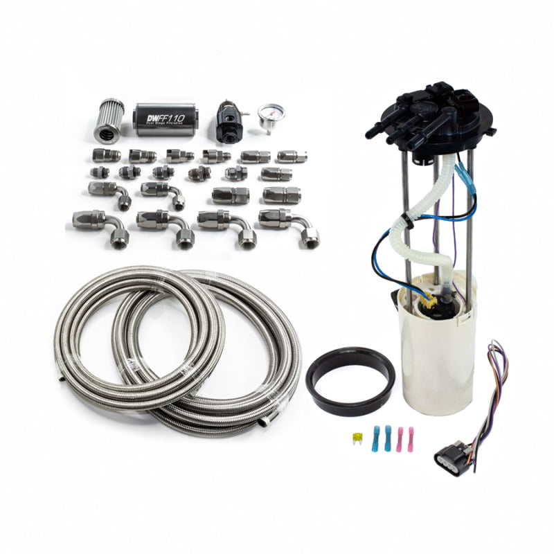 DeatschWerks DW400 Pump Module with Return Kit for Chevy Silverado & GMC Sierra 1999-2004