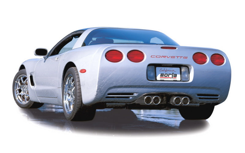 Borla Corvette Z06 Aggressive Cat-Back Exhaust System with Dual 4-Inch Stainless Steel Tips - Part #140038