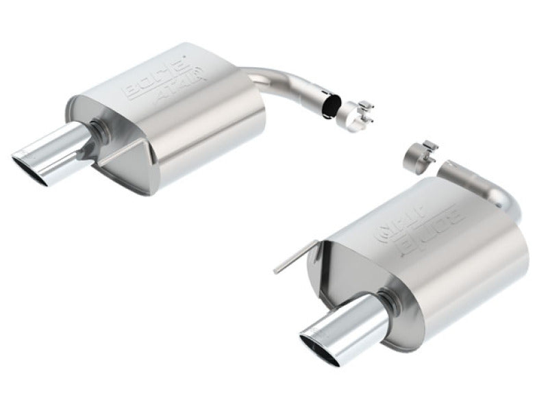 Borla ATAK Axle-Back Exhaust System for 2015-2023 Ford Mustang 2.3L EcoBoost and 3.7L V6