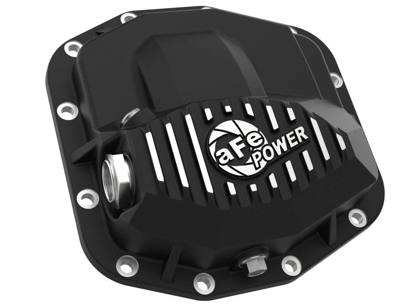 aFe Power Pro Series Front Differential Cover for Jeep Wrangler JL & Gladiator JT - Black with Machined Fins, Dana M210