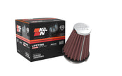 K&N Engineering RC-1250 Universal Chrome Air Filter – 2.25 Inch Flange, 3.5 Inch Base, 2 Inch Top, 4 Inch Height