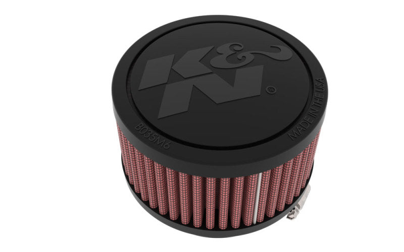 K&N Engineering Universal Clamp-On Air Filter with 2.25-inch Flange ID, 3.5-inch Outer Diameter, and 2-inch Height