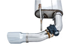 AWE Tuning Ford Focus RS SwitchPath Cat-Back Exhaust with Remote - Chrome Silver Tips