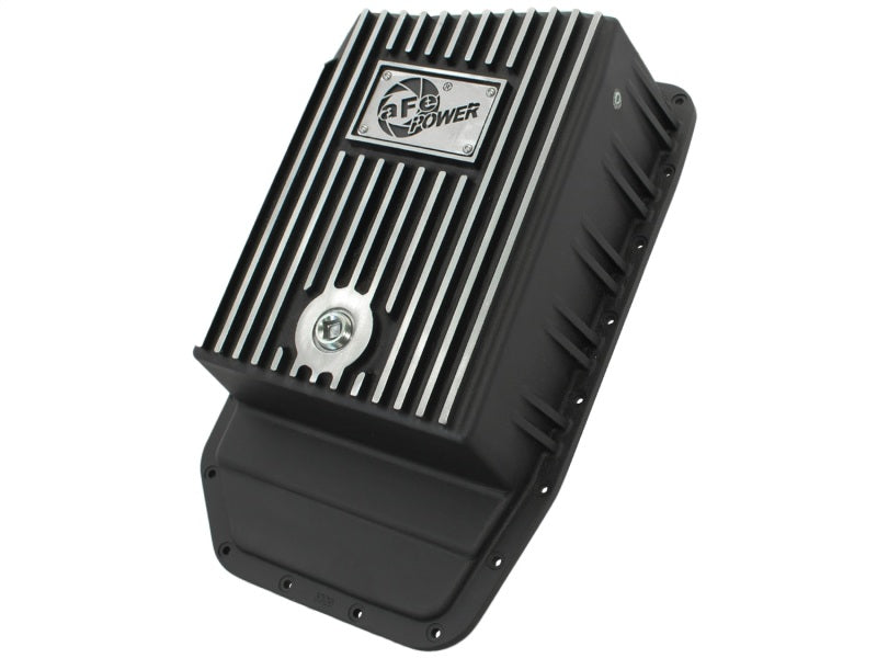 aFe Power Pro Series Transmission Pan for Ford F-150 (09-20) with Machined Fins and Magnetic Drain Plug