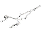 Borla ATAK Cat-Back Exhaust System for 2015-2023 Dodge Challenger SRT Hellcat 6.2L V8 with Valve Simulators