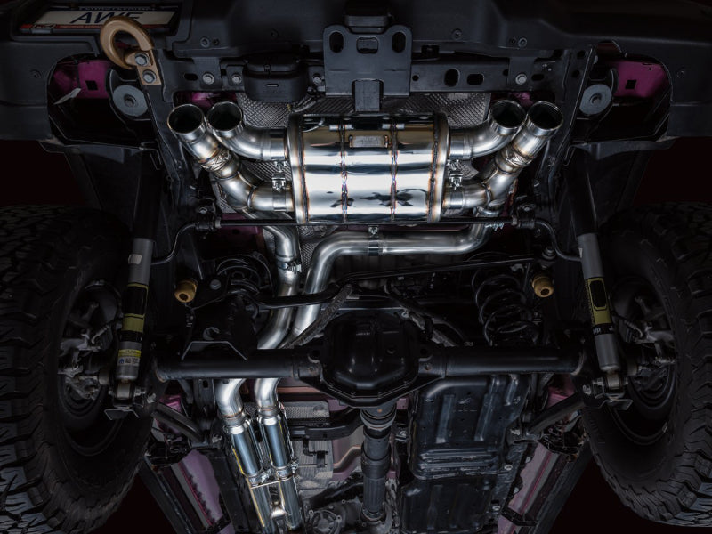 AWE Tuning 21+ Jeep Wrangler 392 SwitchPath Cat-Back Exhaust with Quad BashGuards