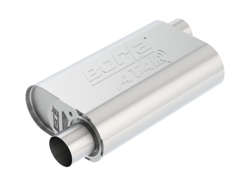 Borla CrateMuffler Small Block Chevrolet ATAK 2.5-Inch Offset/Offset Muffler Part #400774