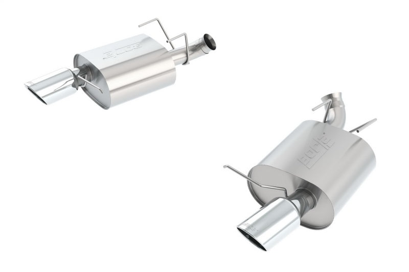 Borla 13-14 Mustang GT & Boss 302 5.0L V8 Touring Axle-Back Exhaust System with Chrome Tips