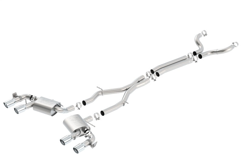 Borla ATAK Cat-Back Exhaust System for 2017-2023 Chevrolet Camaro ZL1 6.2L V8 with Dual Mode NPP Valves
