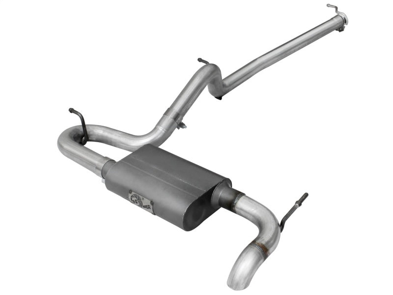 aFe Scorpion Aluminized Hi-Tuck Cat-Back Exhaust System for Jeep Wrangler (07-18 V6 3.6L/3.8L) Part #49-08043