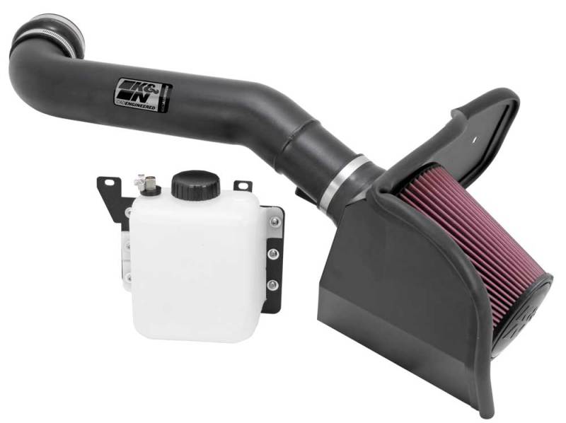 K&N Engineering 77-2579KTK High-Flow Performance Air Intake Kit for Ford F-150 SVT Raptor 6.2L V8