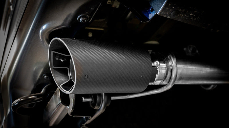 Borla 21-23 Ford Raptor 3-Inch Tail Pipe Kit with 4.5-Inch Carbon Fiber Tips - Black Anodized Finish