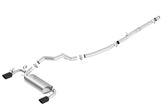 Borla 16-18 Ford Focus RS 2.3L MT AWD ATAK Catback Exhaust with Black Chrome Tips