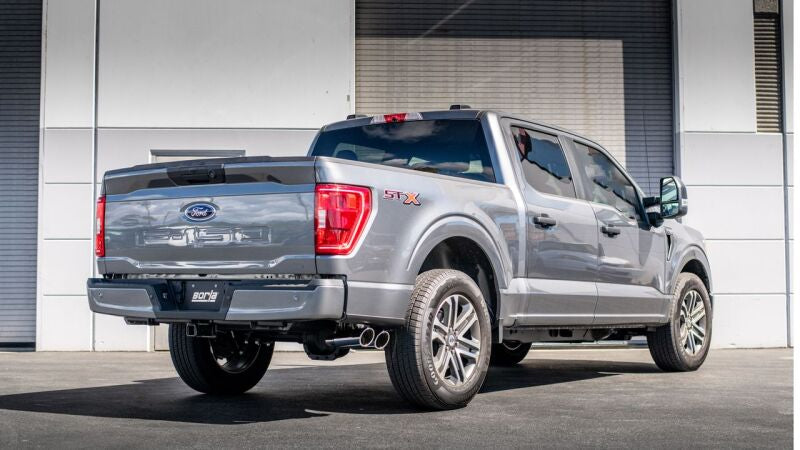 Borla F-150 2021-2025 5.0L V8 Cat-Back Exhaust System with Dual Side Exit and Chrome Tips